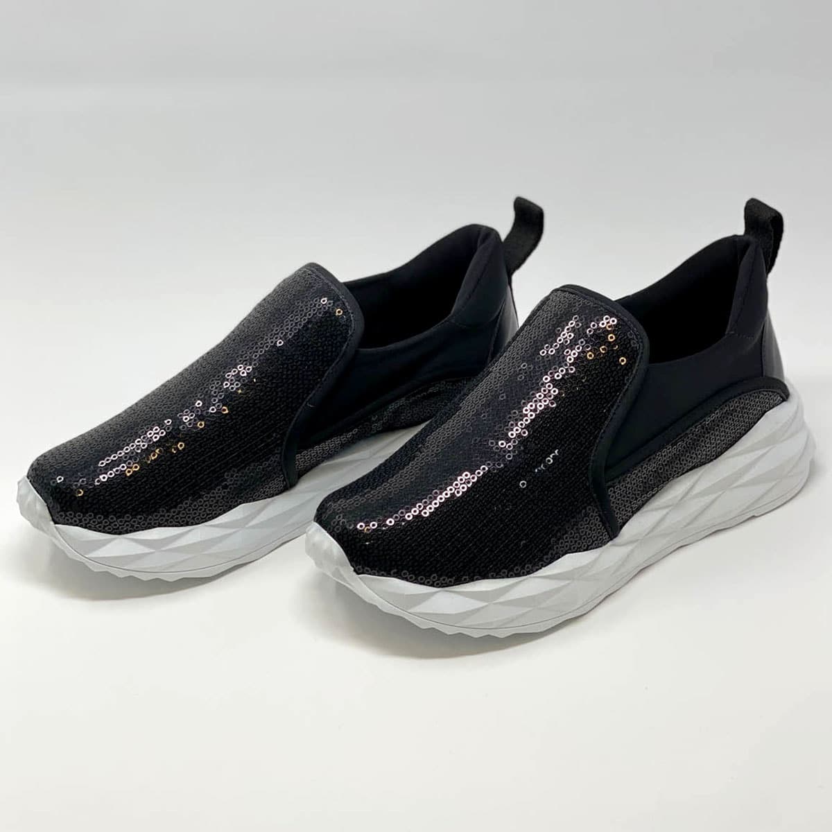 Black Sequin Sneaker