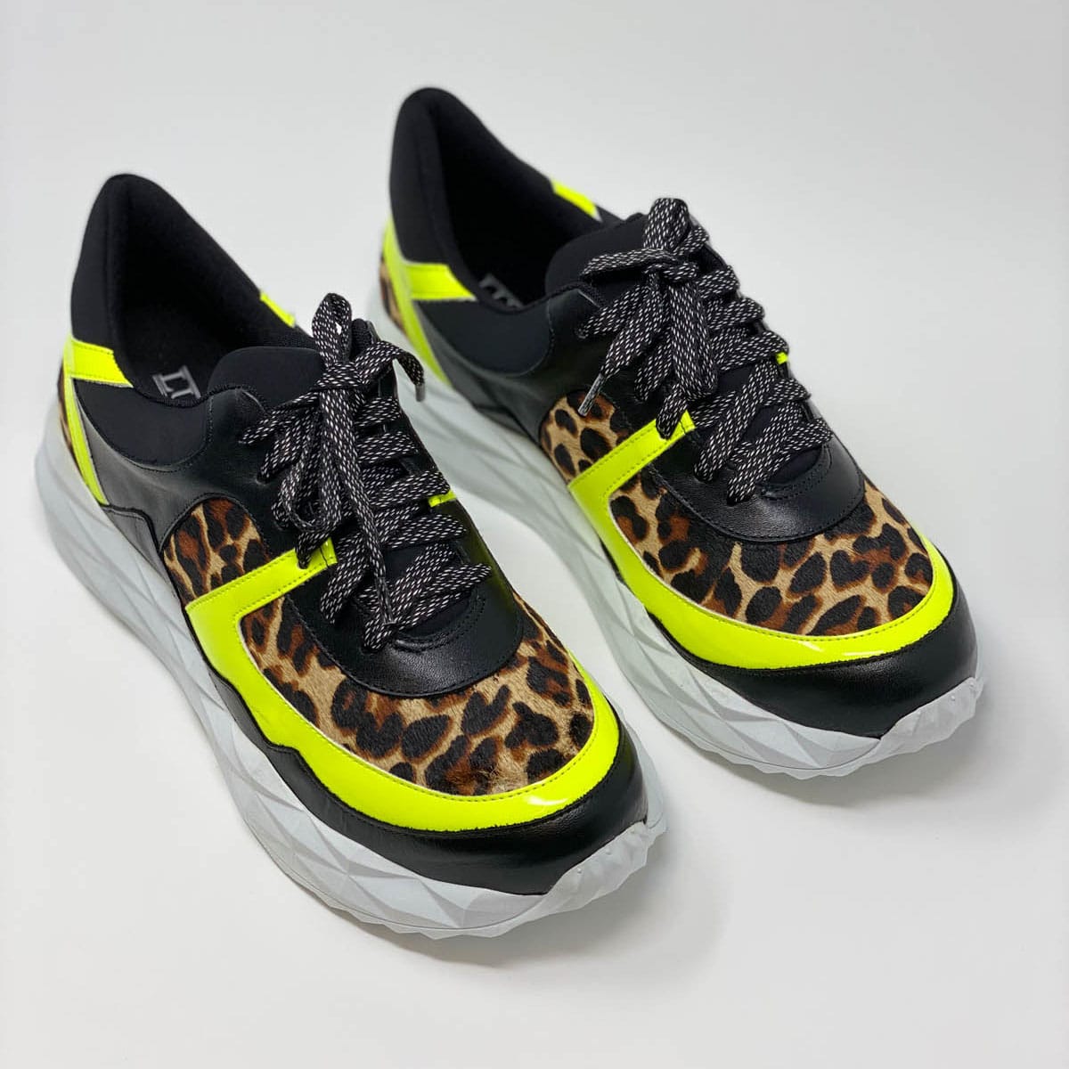 Leopard Lime Neon Sneaker