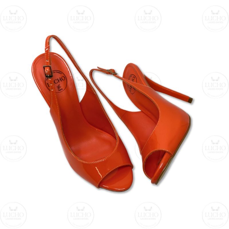 Orange Open Toe