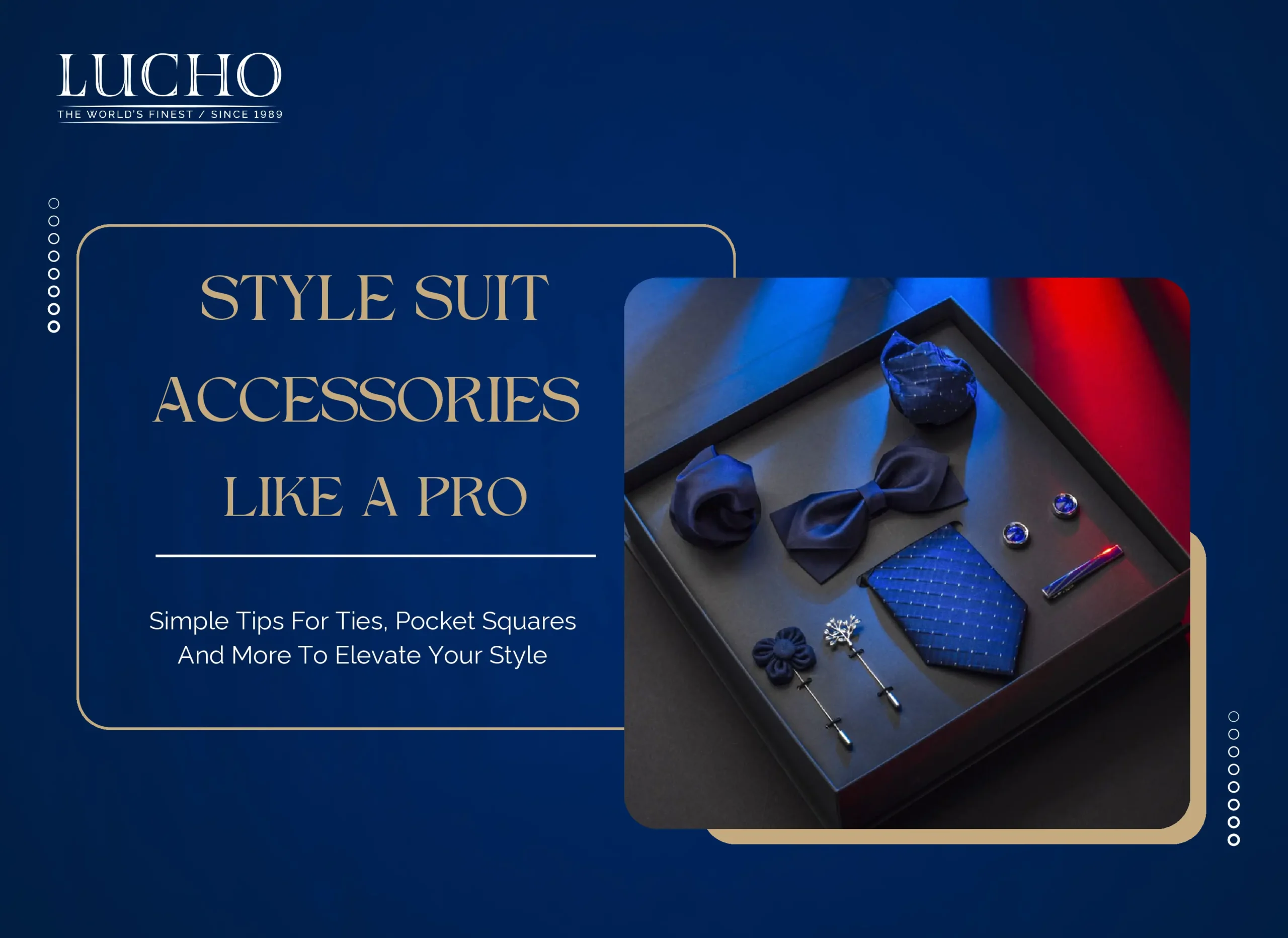 Suit accessories in Houston