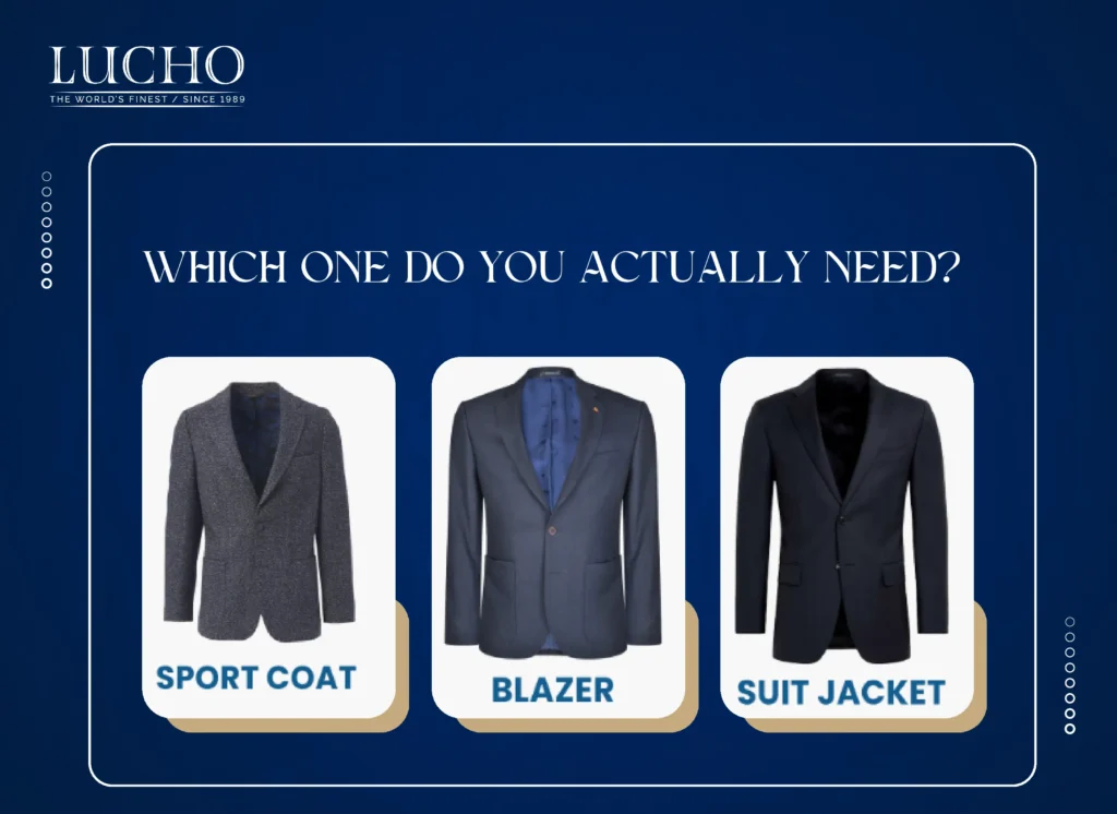Sport Coat vs Blazer vs Suit Jacket:  Which One Do You Actually Need?